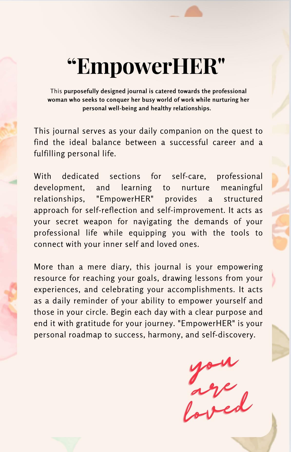 21-Day EmpowerHER Journal – Transform Your Life in 3 Weeks