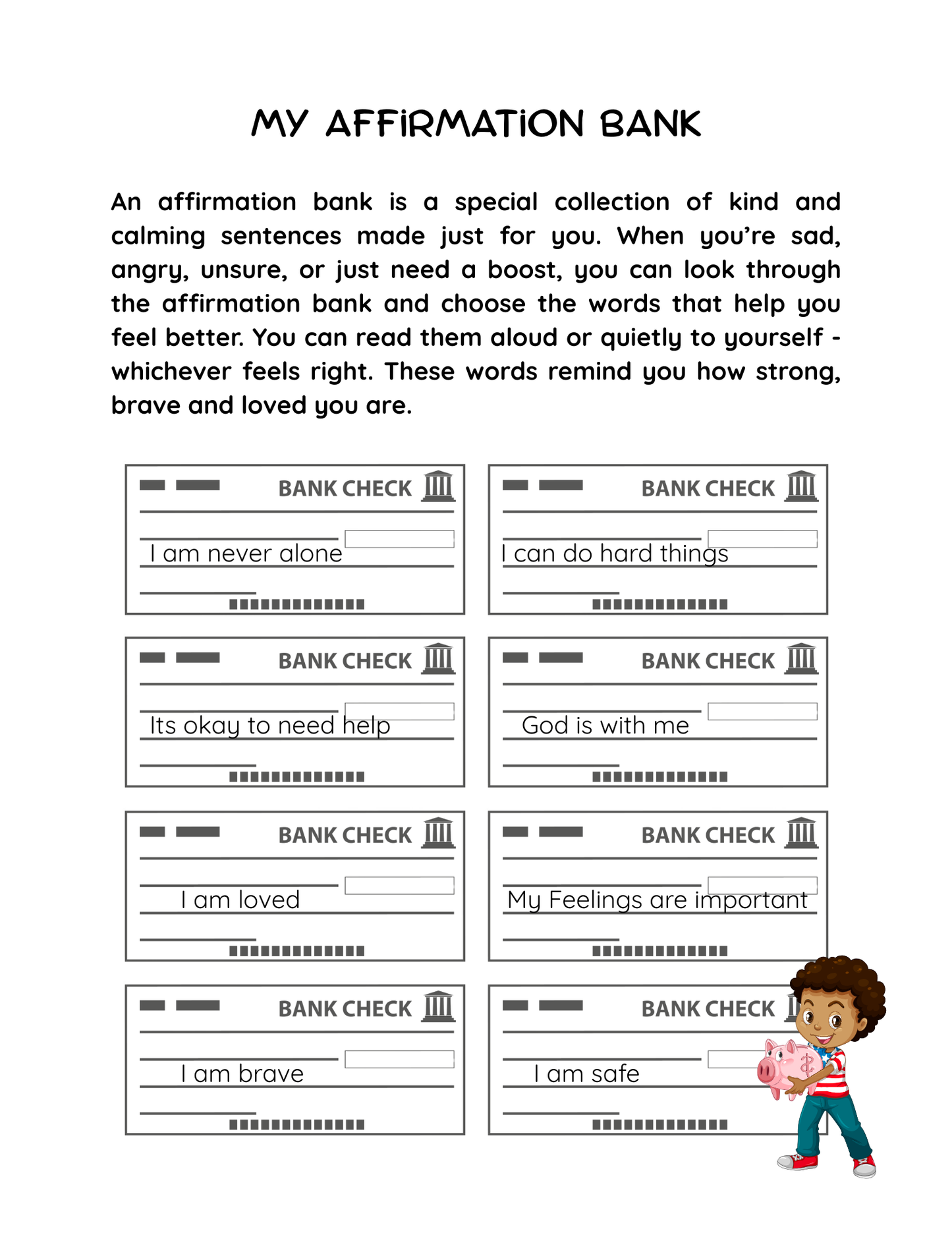 I AM ONE OF ONE - Children Workbook