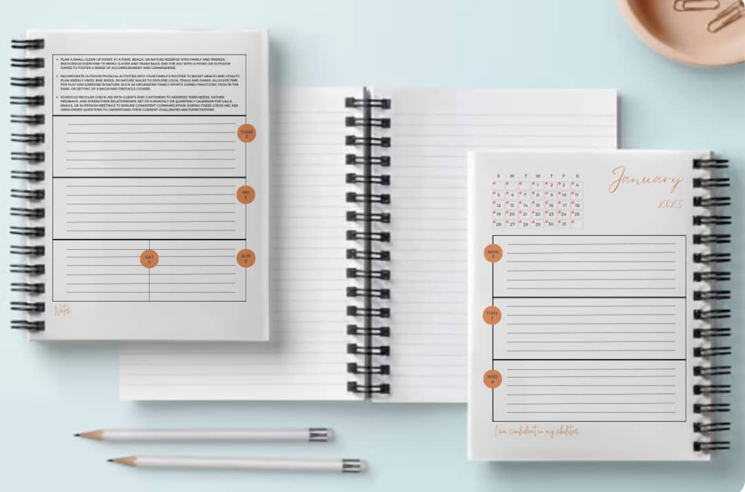 18 Month Planner June 2024- Dec 2025