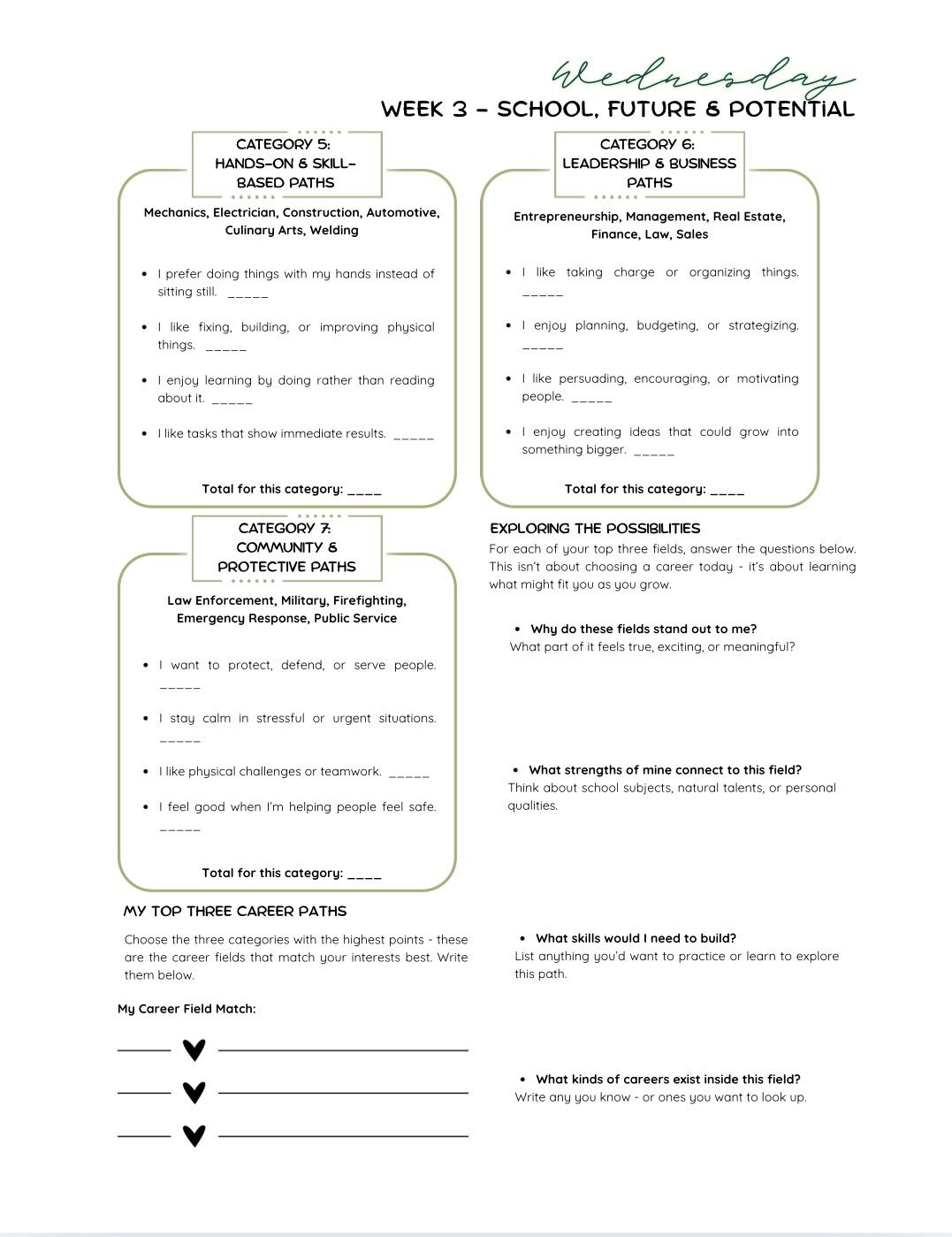 Journal Prompts for Teens: The Journey to a Vision 4-Week Teen Growth Journal