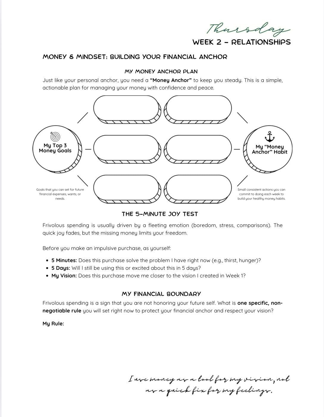 The 4-Week Teen Growth Journal