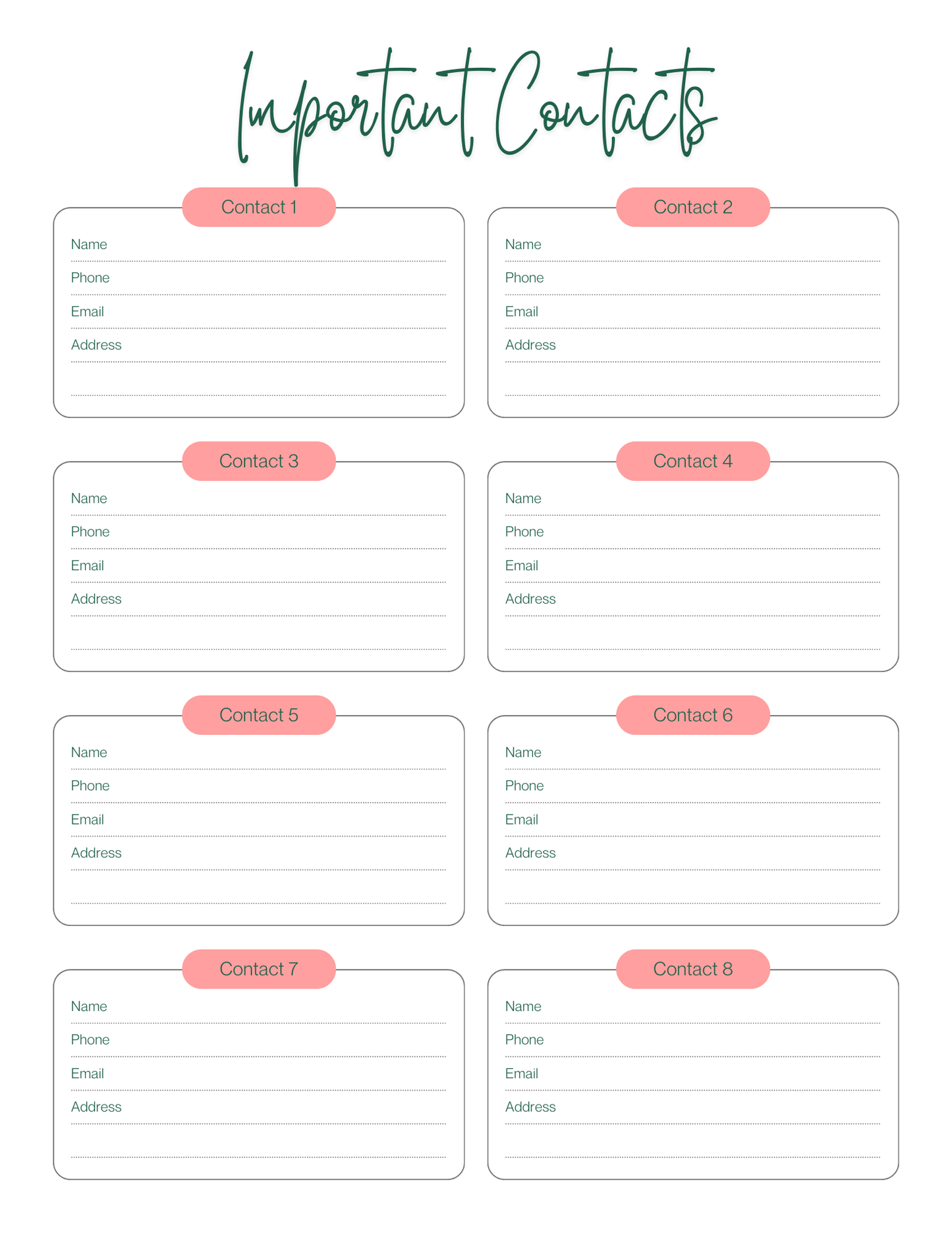 You Are Loved 12-Month 2025 Work-Life Balance Planner