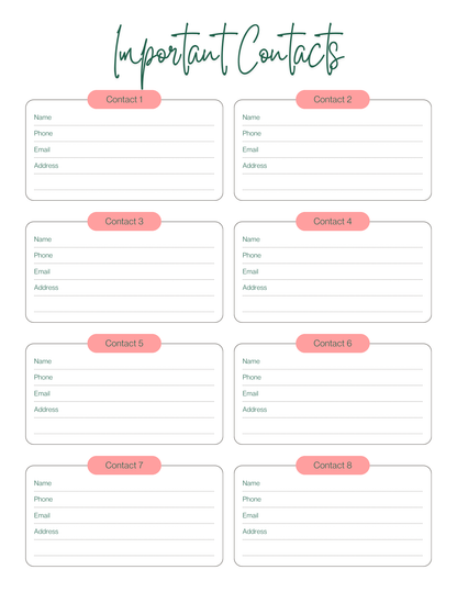 You Are Loved 12-Month 2025 Work-Life Balance Planner