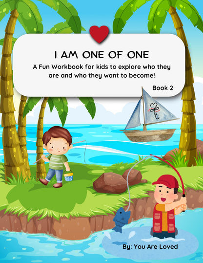 I AM ONE OF ONE Book 2 Children Fun Workbook