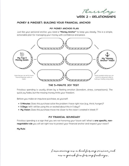 The 4-Week Teen Growth Journal