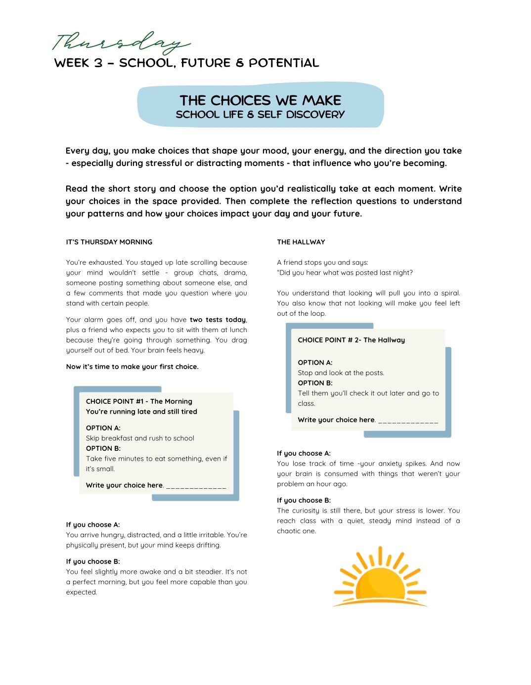 The 4-Week Teen Growth Journal