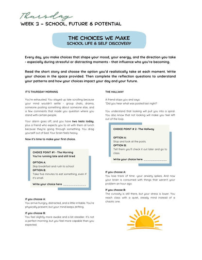 The 4-Week Teen Growth Journal