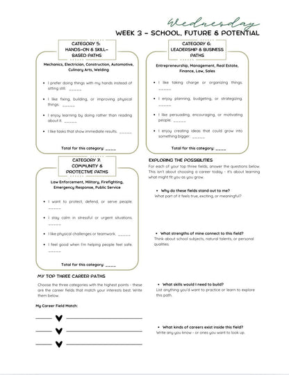 The 4-Week Teen Growth Journal
